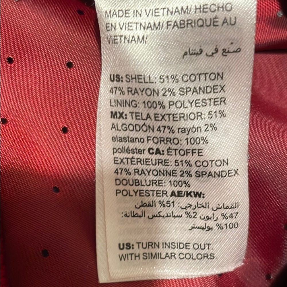 Chico's Red Women's Jacket - Picture 4 of 5
